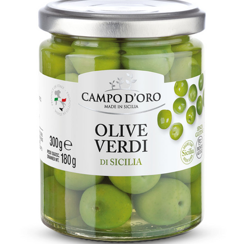 SICILIAN GREEN OLIVES