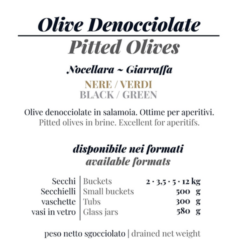 Pitted olives