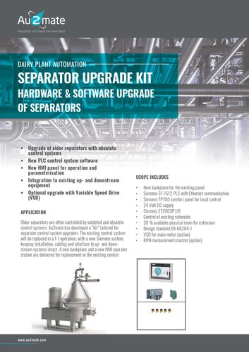 Au2mate - SEPARATOR UPGRADE KIT