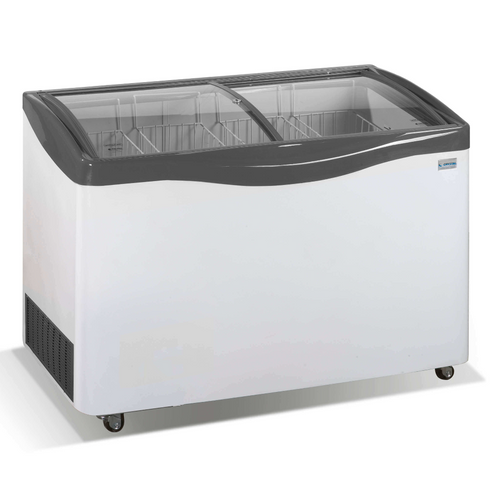 VENUS 26 / 36 / 46 / 56 NL - CHEST FREEZER WITH CURVED SLIDING GLASSES