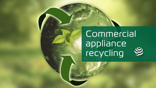 What are the benefits of recycling commercial appliances?