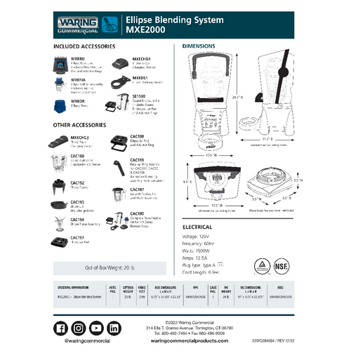 Waring Ellipse Blender