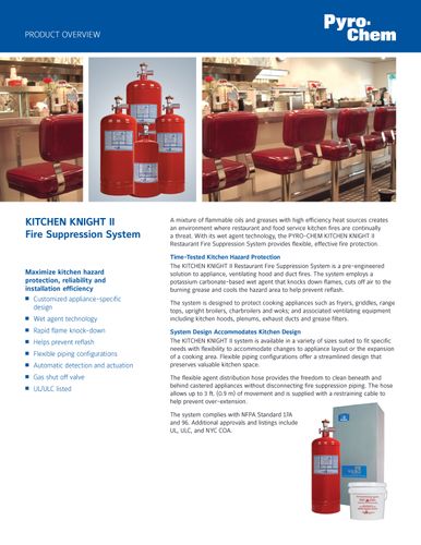 Pyro-Chem Kitchen Knight II Brochure
