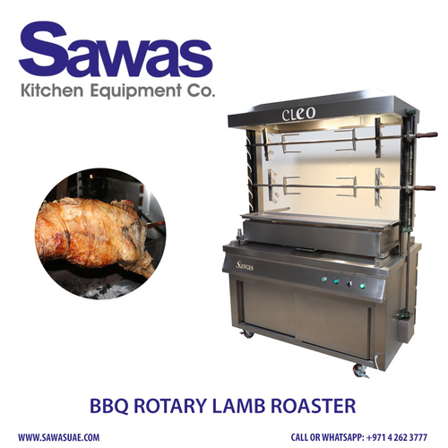 BBQ Rotary Lamb Roaster