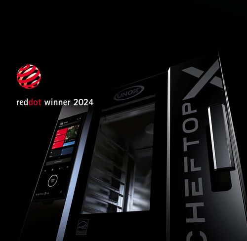 Double win for UNOX AI powered combi oven CHEFTOP X at the Red Dot Design Award 2024