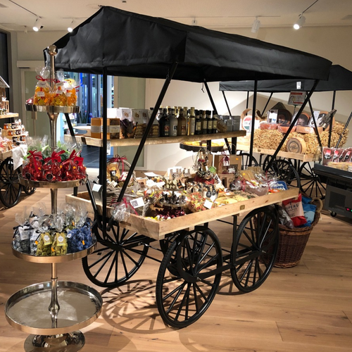 TRAMARK market cart incl. roofcover and shelf attachement