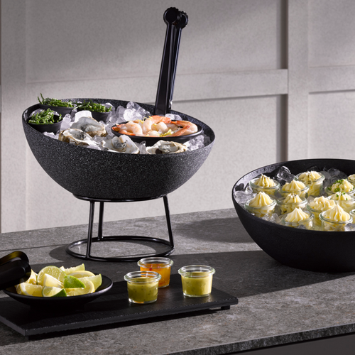 FROSTFIRE non-stick coated aluminium bowls and trays