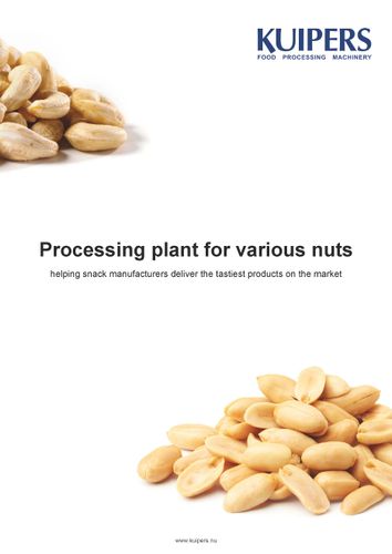 Processing plant for various nuts