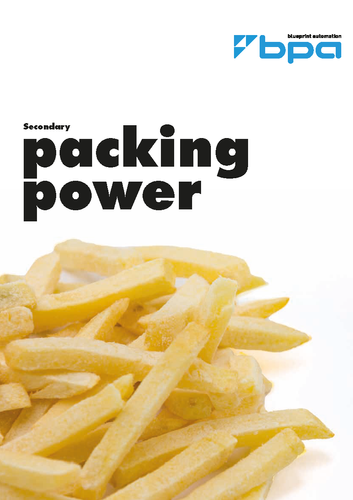 Secondary packaging automation for french fries market