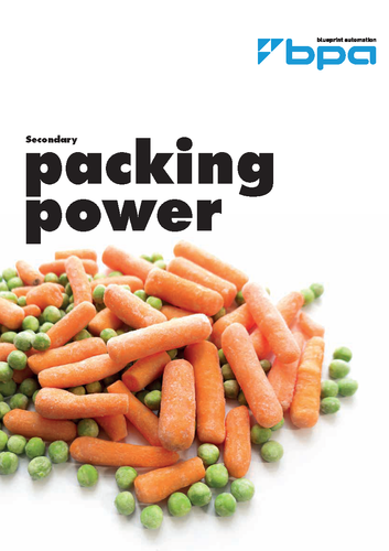 Secondary packaging automation for frozen food market