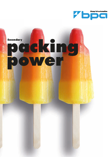 Secondary packaging automation for ice cream market
