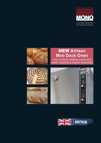 MONO Equipment Artisan Mini Deck Oven Brochure