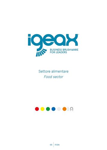 IGEAX  Hygiene and Detectable lines