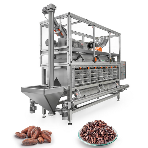 Cocoa winnowing