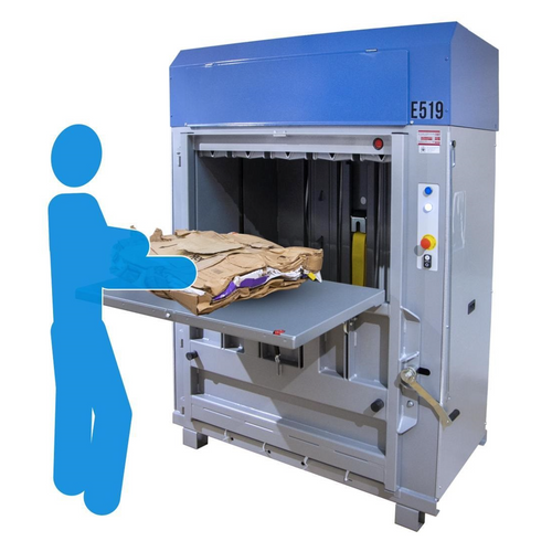 E519 Electric Baler for Cardboard & Plastic