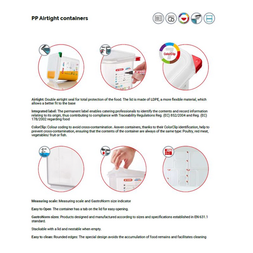 PP Airtight containers