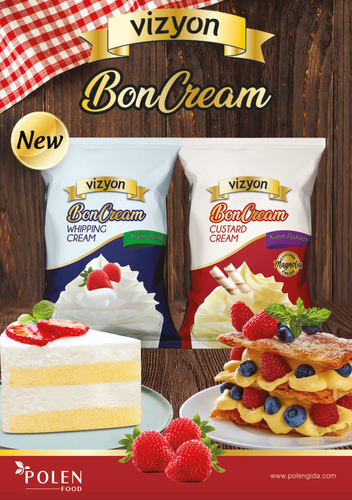 Vizyon Boncream Whipping Cream &  Custard Cream
