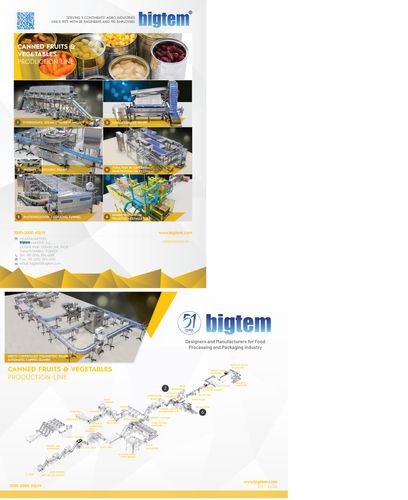 CANNED FRUITS and VEGETABLES PRODUCTION LINE