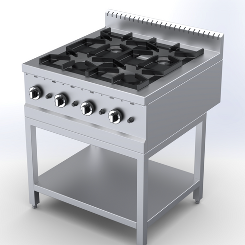 4 ZONE GAS RANGE