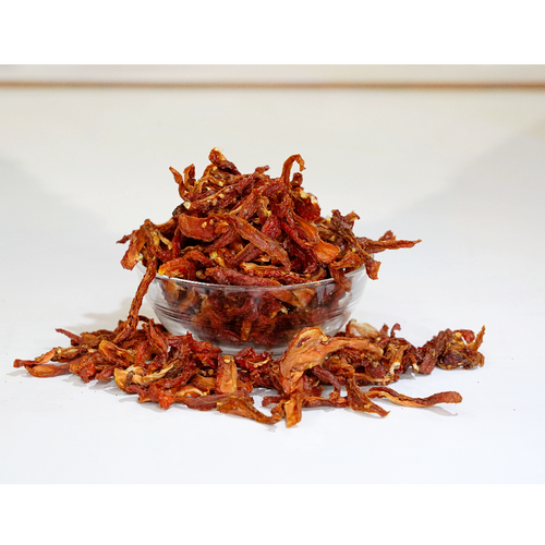 Solar dried fruits & vegetables - Tomato flakes, Spring onion, Strawberry