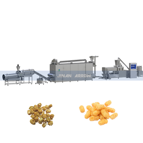 Corn puff snacks food prcocessing line