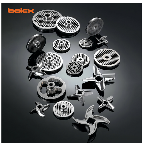 MEAT MINCER PLATES AND KNIVES