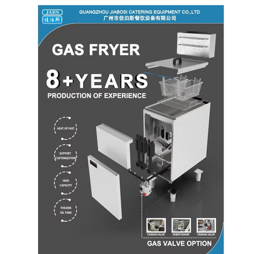 Gas Fryer 3 Burners