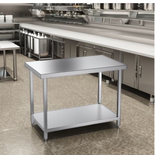 steel worktables