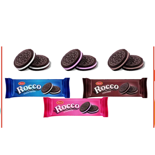 Rocco, Vanilla cream chocolate shell