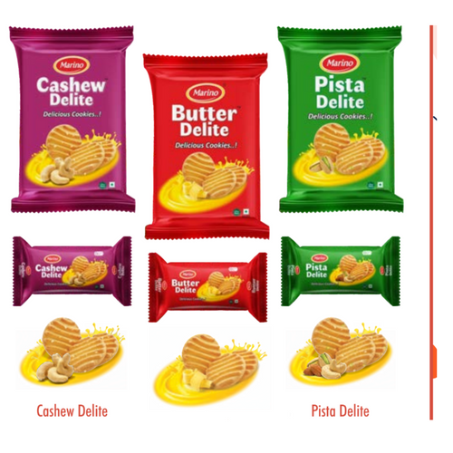 Butter Delite, Cahew Delite, Pista Delite