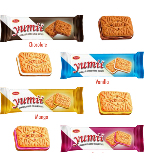 YUMII 78g ( Rectangle cream sandwich biscuit)