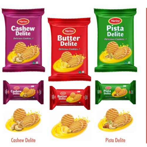Butter Delite, Cahew Delite, Pista Delite