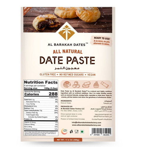 DATE PASTE (ORGANIC & CONVENTIONAL)
