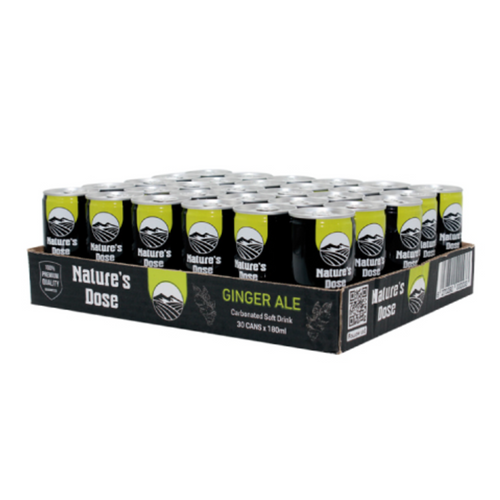 Nature's Dose Ginger ALE Carbonated Drink CAN 250ml