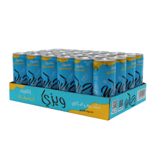 WIZI Electric Lemonade Carbonated Soft Drink  CAN 250ml