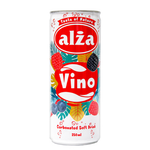 ALZA Vino Carbonated Soft Drink CAN 250ml