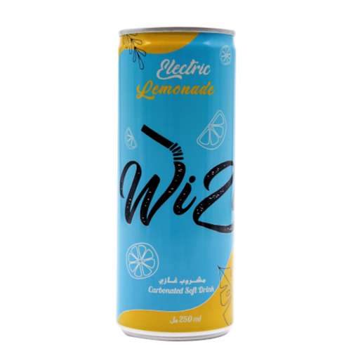 WIZI Electric Lemonade Carbonated Soft Drink  CAN 250ml