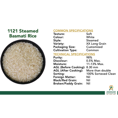 1121 Steam Basmati Rice