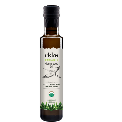 Organic Hemp oil (Cold-Pressed), organic oil