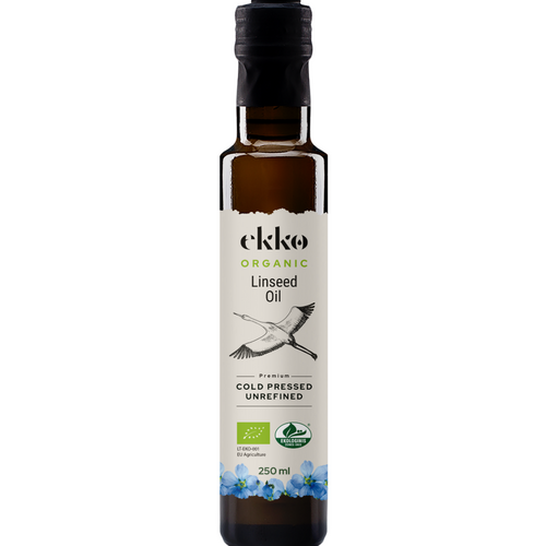 Organic Flax oil (Cold-Pressed), organic oil