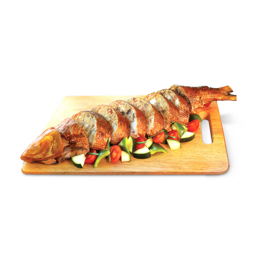 Gourmet Baked Rellenong Bangus  (Gourmet Baked Stuffed Farm-Raised Milkfish)