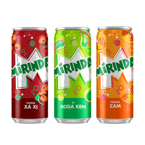 Mirinda Carbonated Soft Drink 320ml Can