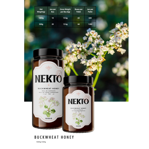 NEKTO Buckwheat Honey 500g