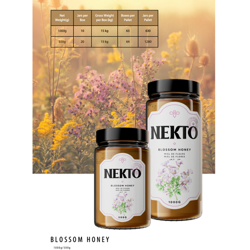 NEKTO Blossom Honey 500g