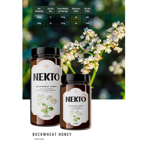 NEKTO Buckwheat Honey 1000g