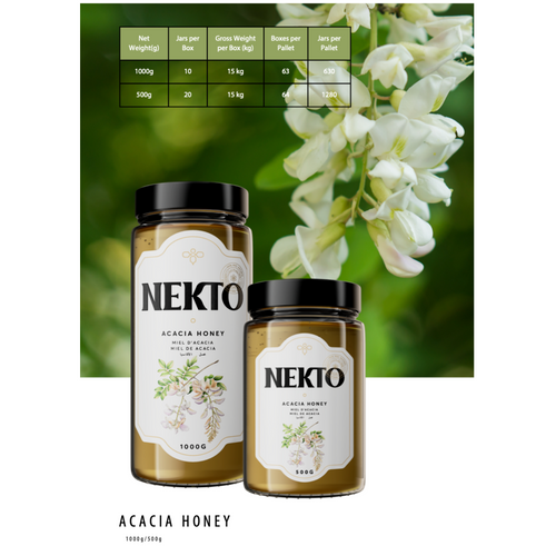 NEKTO Acacia Honey 500g