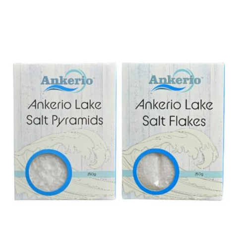 Ankerio Lake Salt Pyramids and Flakes