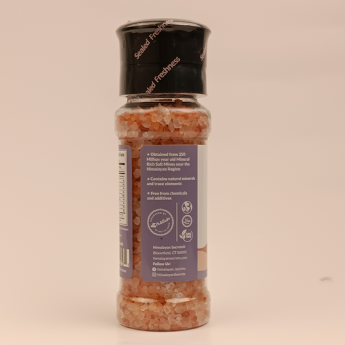 Himalayan Secrets-Pink Salt Ceramic Grinder Bottle- 225grams