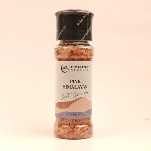 Himalayan Secrets-Pink Salt Ceramic Grinder Bottle- 225grams