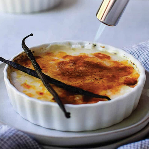 Vanilla Flan/ Crème Brulee (Dessert)